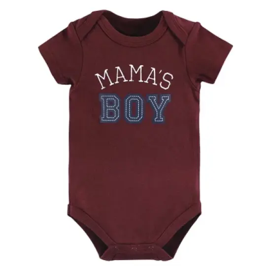 Hudson Baby Infant Boys Cotton Bodysuit and Pant Set, Mamas Boy image {2}