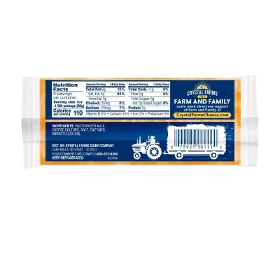 Crystal Farms Marble Jack Cheese - 8oz image {1}