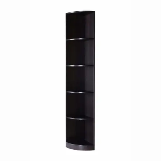 FC Design 5 Tier Corner Bookcase Wooden Display Shelf Storage Rack Multipurpose Shelving Unit image {13}
