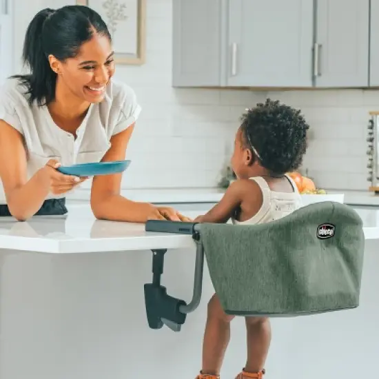 Chicco FastLock Hook-on-Chair Booster Seat - Moss image {3}