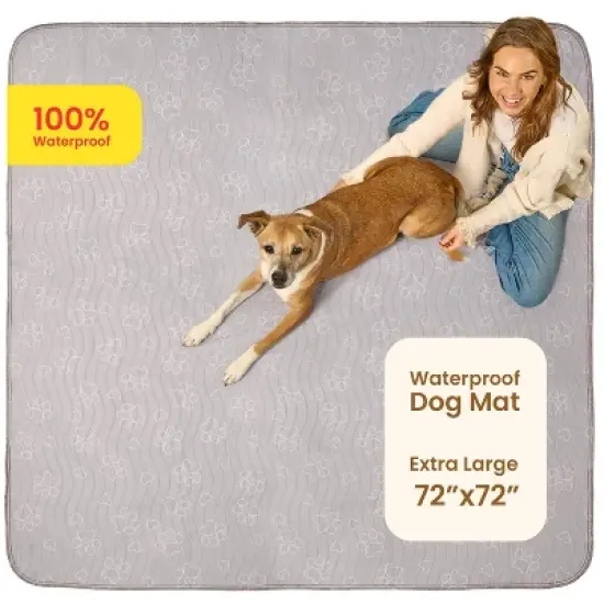 IMPROVIA&reg; Reusable Puppy Pad &ndash; Waterproof, washable, quick-drying, and ultra-absorbent pee pad. Ideal for training, whelping & floor protection. image {7}