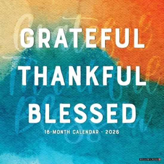 Willow Creek Press 2026 Grateful Thankful Blessed Wall Calendar image {5}