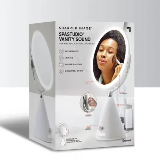 Sharper Image Vanity Makep Mirror 0x Magnification image {5}