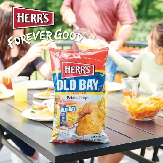 Herr's Old Bay Potato Chips - 7.75oz image {6}