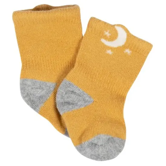 Gerber Baby Neutral 8-Pack Jersey Wiggle Proof&reg; Socks Southwest image {8}