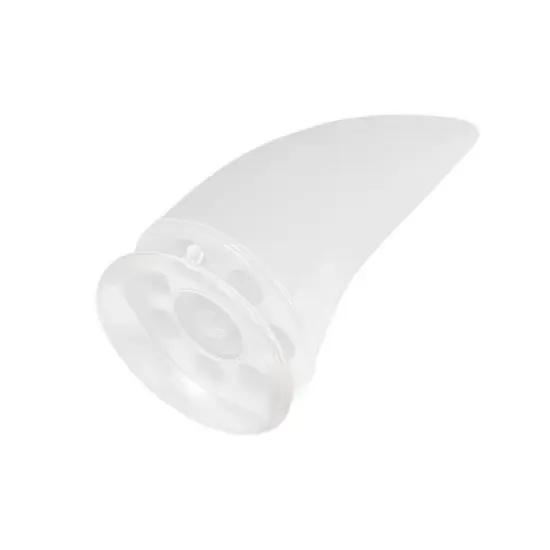Unique Bargains Car Motorcycle Helmet Bull Horn Style Bumper Decoration Suction Cup White 2 Pcs image {5}