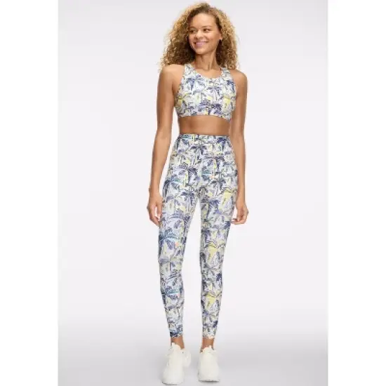 Peloton Women's Cadent High Rise Legging 25", Scribble Palm image {4}