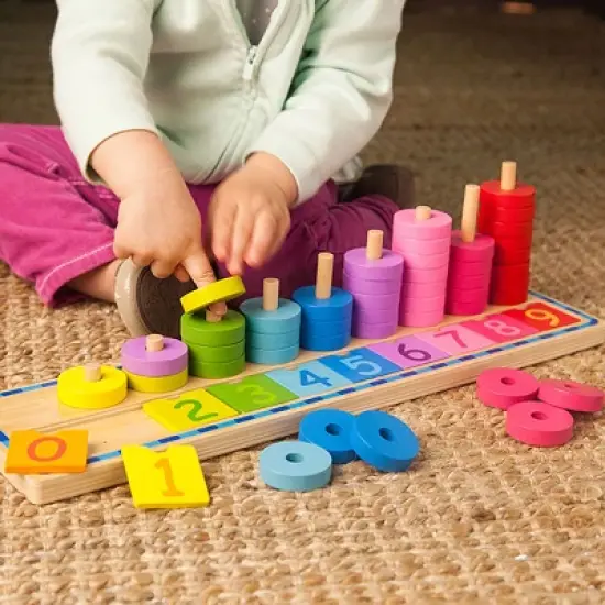  Fat Brain Toys Count and Sort Stacking Tower FB172-1 image {3}