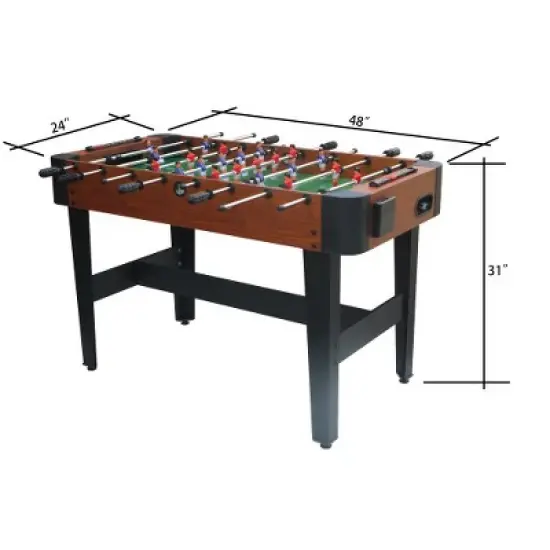 Foosball table, table soccer, Children's game table, table games, Black+Natural image {6}