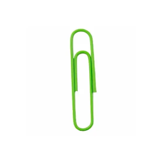 JAM Paper Jumbo Paper Clips Lime Green 3/Pack (21830627B) image {2}