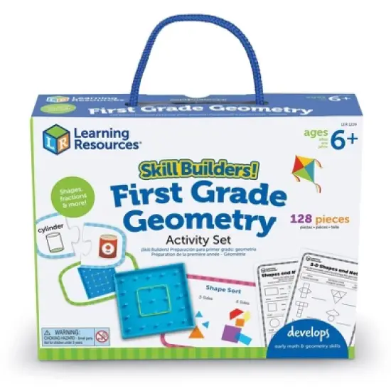 Learning Resources Skill Builders! 1st Grade Geometric Shapes image {2}