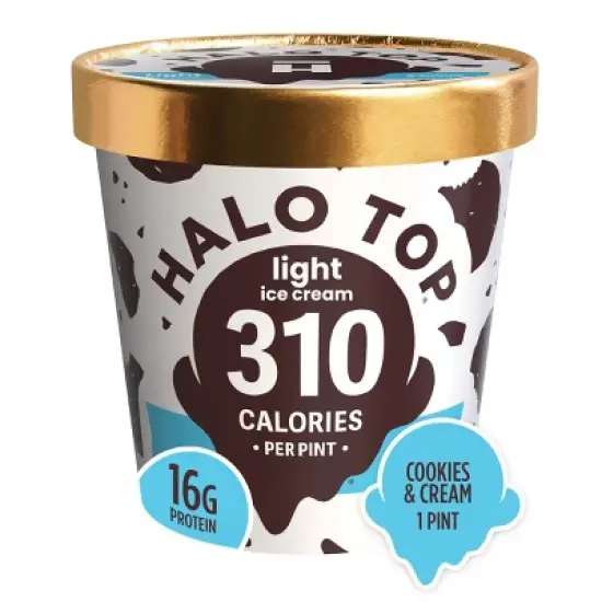 Halo Top Cookies & Cream Ice Cream - 16oz image {6}