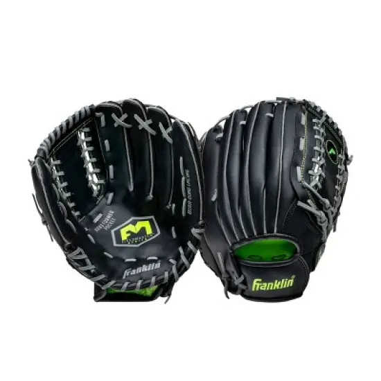 Franklin Sports Midnight Series 12" Baseball Glove Right Handed Thrower image {1}