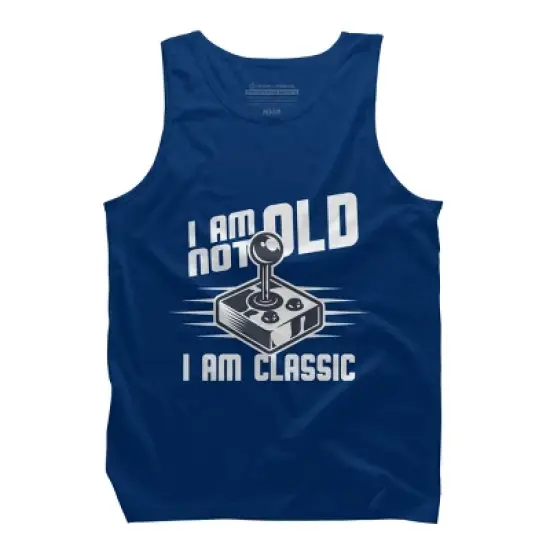 Men's Design By Humans I Am not Old I am Classic By nerdycorner Tank Top image {6}