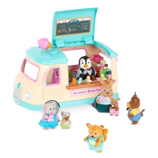 Li'l Woodzeez Scoops Ice Cream Truck Playset image {1}