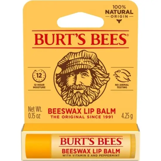 Burt's Bees Natural Origin Beeswax Lip Balm - 0.15oz image {9}