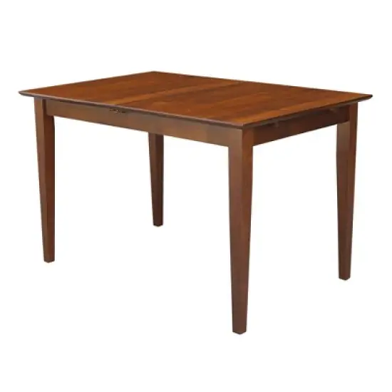  32"x48" Shaker Style Extendable Dining Table - International Concepts image {7}