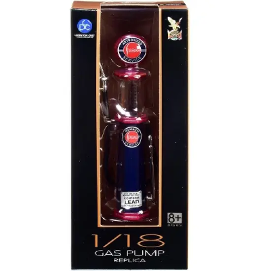 "Studebaker" Vintage Cylinder Gas Pump 1/18 Diecast Replica by Road Signature image {2}