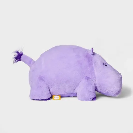 8'' Hippo Stuffed Animal - Gigglescape&trade;: Purple Hippopotamus, Zoo Theme image {2}