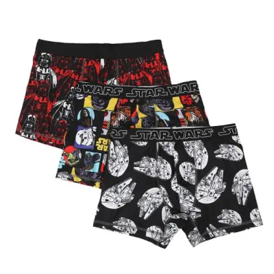 Men's Adult Star Wars Boxer Brief Underwear 3-Pack image {4}