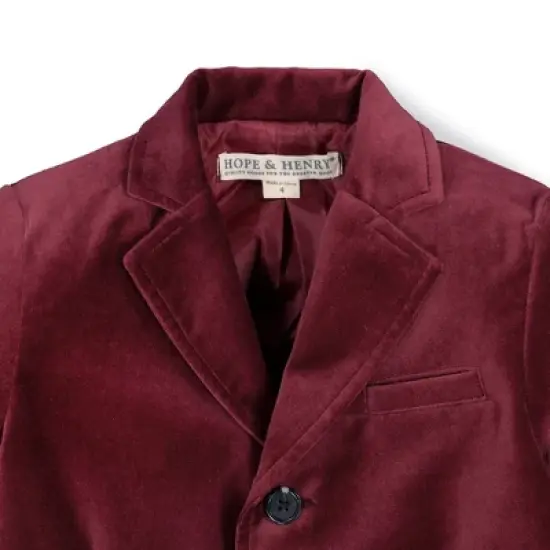 Hope & Henry Boys' Classic Suit Jacket, Infant image {1}