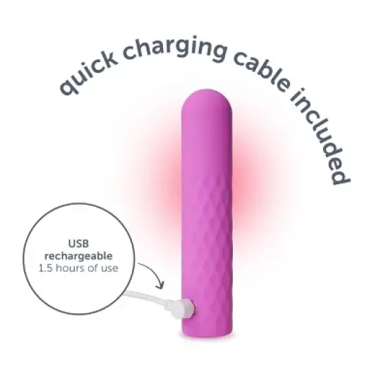 plusOne Vibrating Super Bullet with Warming Heat Setting image {4}