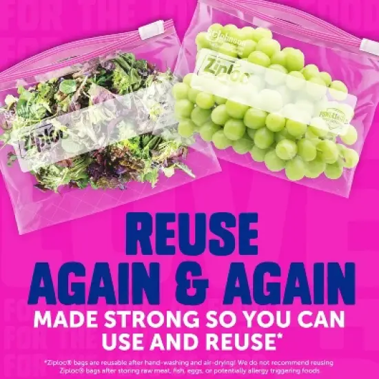 Ziploc Slider Storage Quart Bags image {9}