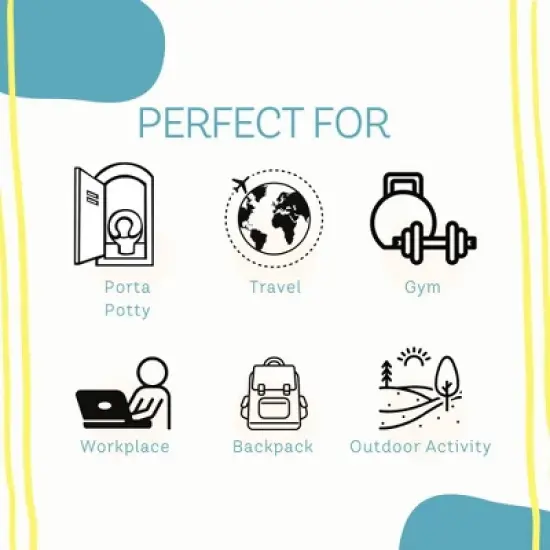 Stall Mates Wipes Witch Hazel: Flushable Wipes | Individually Wrapped | (30 on-the-go singles) image {3}