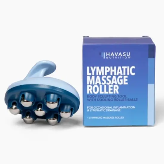 Lymphatic Drainage Tool, Manual Roller Ball Massager for Lymphatic Flow, Circulation, & Toxin Release, Body Massage for Wellness, Havasu Nutrition image {5}