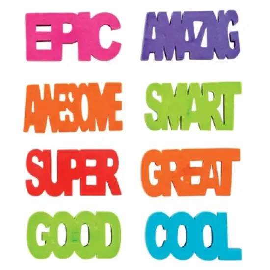 Motivate & Erase with Fun! Positive Attitude Erasers (8 Pack) image {3}