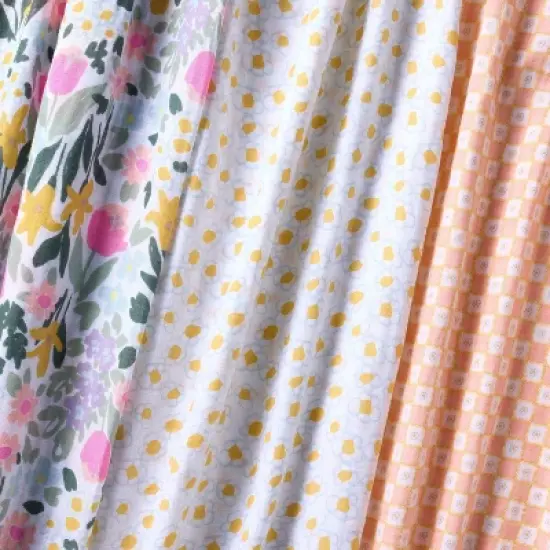 Muslin Swaddle Baby Blanket - Painterly Floral - 3pk - Cloud Island&trade; image {2}