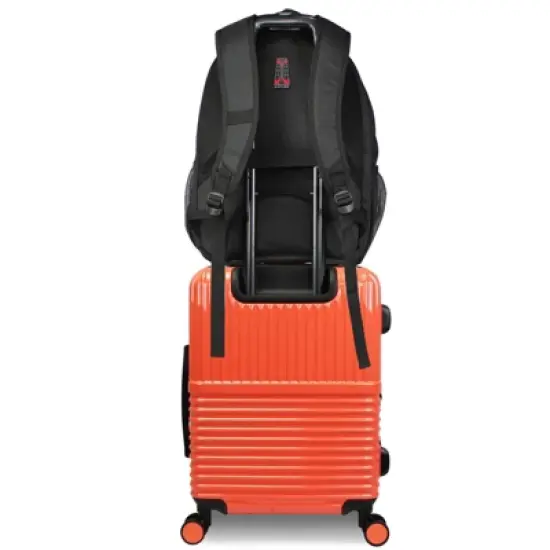 World Traveler Dejuno Ultimate Travel Combo Spinner Carry-On & Laptop Backpack 2-Piece Luggage Set image {2}