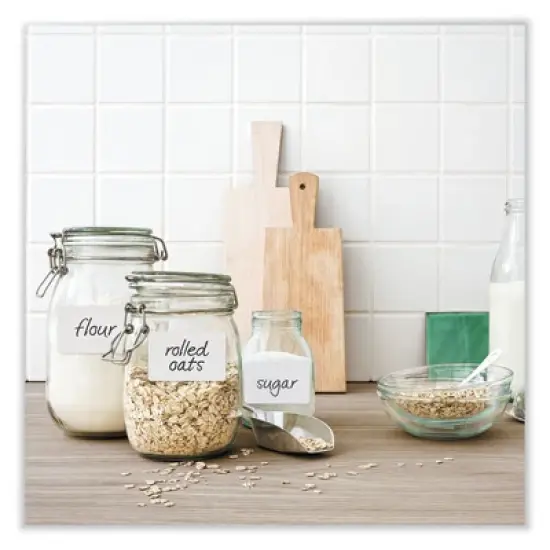 Avery Printable Adhesive Name Badges, 3.38 x 2.33, White, 100/Pack image {3}