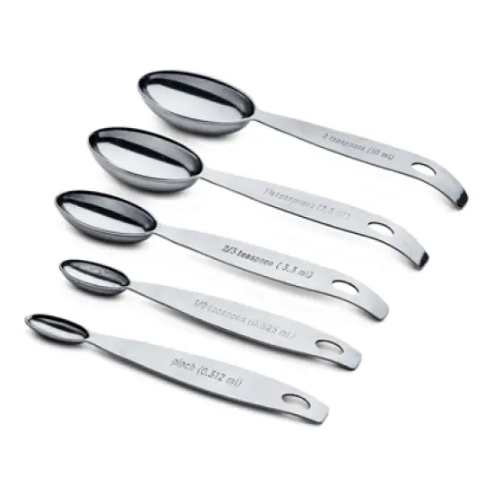 Cuisipro Stainless Steel Odd Size Measuring Spoons, 5 Piece Set image {2}