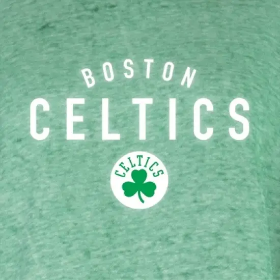 NBA Boston Celtics Women's Burnout Crew Neck Fleece Sweatshirt image {3}