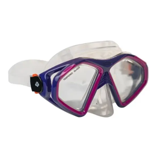 Hawaii Divers Laguna Adult Snorkel Mask - Pink/Purple image {1}