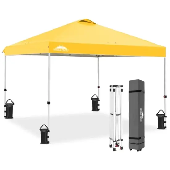 EAGLE PEAK 10x10 Pop Up Canopy Instant Tent w/ 4 Weight Bags image {42}