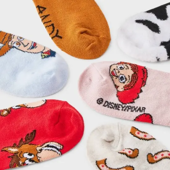 Women's Toy Story 6pk Low Cut Socks - Assorted Color 4-10 image {2}