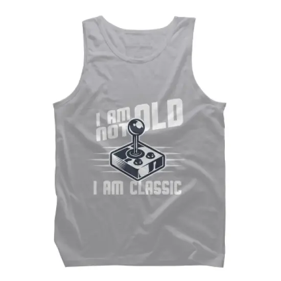 Men's Design By Humans I Am not Old I am Classic By nerdycorner Tank Top image {7}