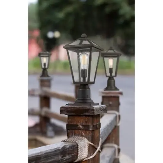Z-Lite Talbot 1 - Light Lantern in  Oil Rubbed Bronze image {1}