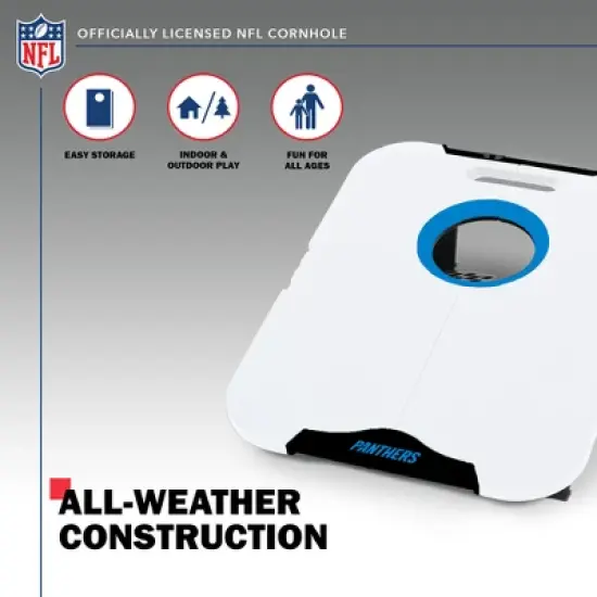 NFL Carolina Panthers All-Weather Travel Cornhole Set image {2}