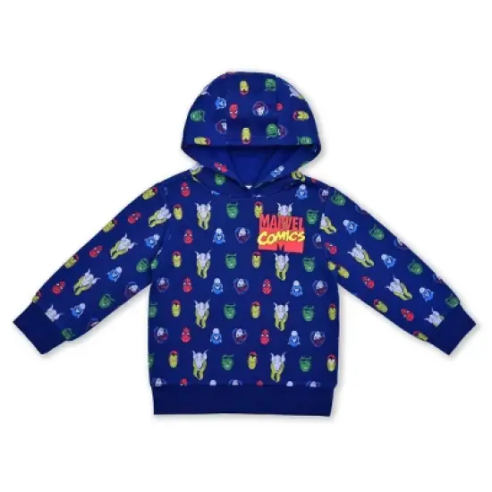 Marvel Boy's Super Hero Marvel Comics 2 Piece Coordinates, Pullover Hoodie and Jogger Pants Set image {1}