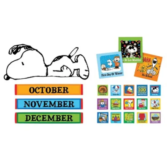 Eureka&reg; Peanuts&reg; Calendar Bulletin Board Set image {2}