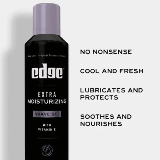 Edge Extra Moisturizing Shave Gel Twinpack - 14oz image {4}