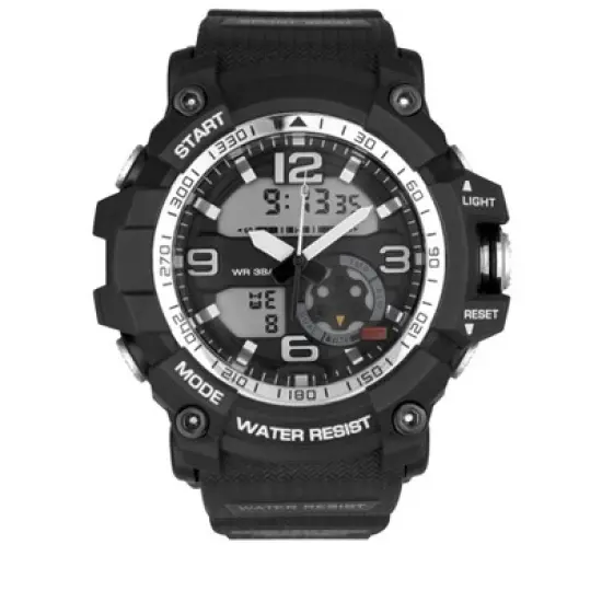 KingSize Men's Big & Tall Analog Digital Rugged Water Resistant Watch image {1}