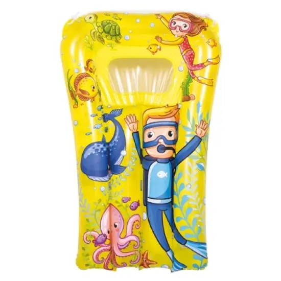 Pool Central 29" Yellow Underwater Sea World Inflatable Kick Board image {5}