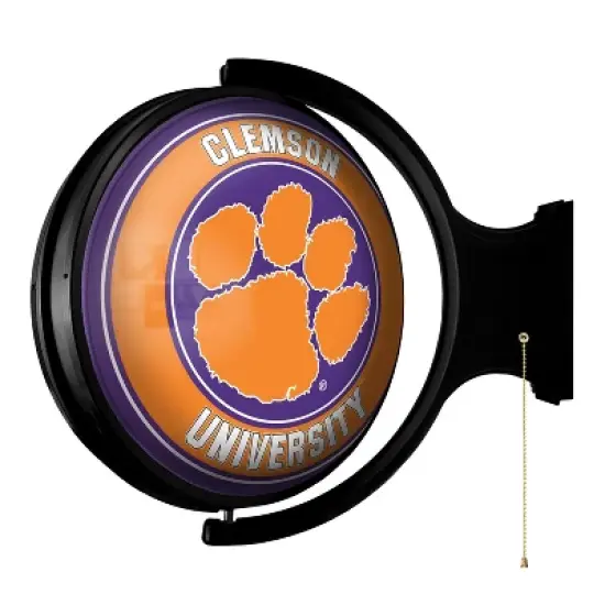 University Original Round Rotating Lighted Wall Sign image {18}