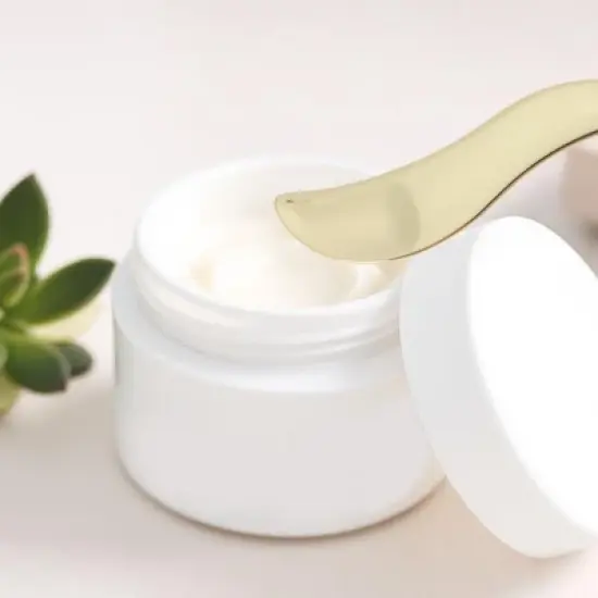 Unique Bargains Hangable Wave Shape Mini Makeup Cosmetic Spoon 2 Pcs image {1}