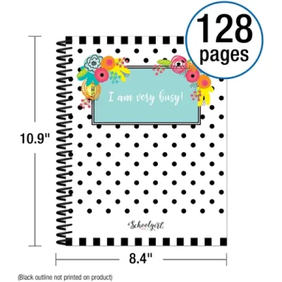 Schoolgirl Style Pineapple Teacher Planner Paperback image {3}