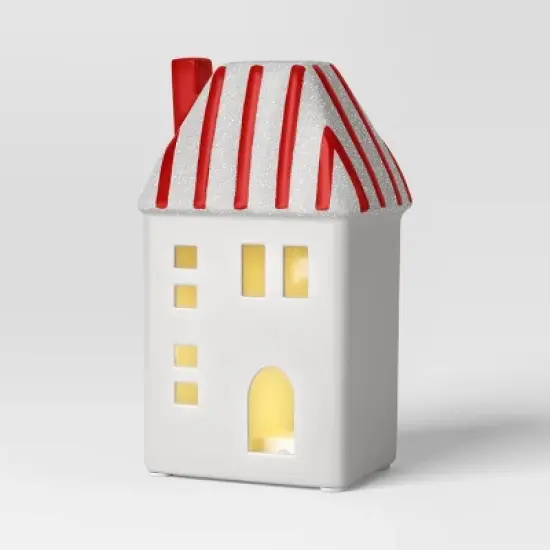 6.25" Christmas Lit Ceramic house - Wondershop&trade; image {4}